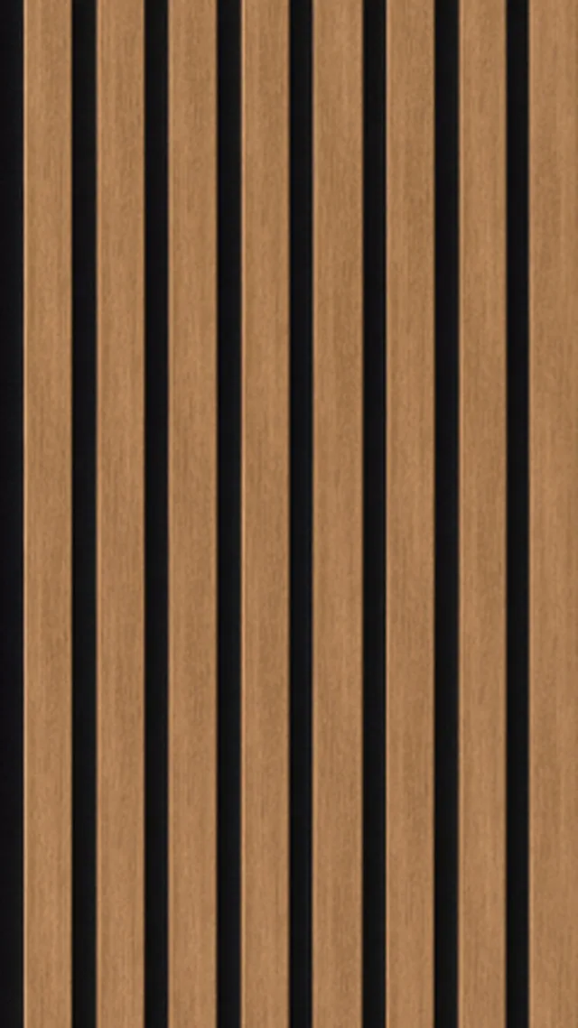 Panneaux acoustiques Acoustic Sense stratifié STYLE lueur d'ambre 20117 -2600*330*20mm