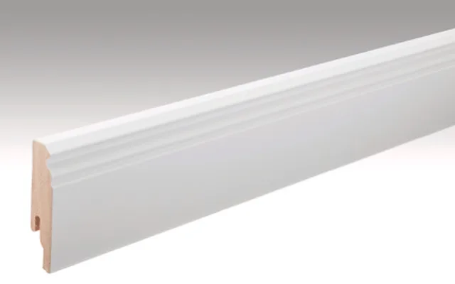 Plinthe /  Profile 11 PK Blanc uni brillant FD / 2380*80*18mm