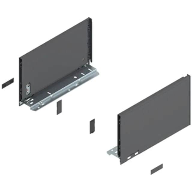 Set de côtés Legrabox G+D hauteur C,500mm orion gris