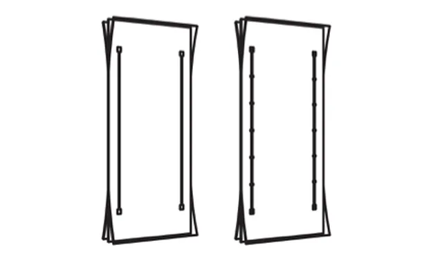 HAWA Ferrure de redressement  1 porte, hauteur porte 1215-1775 alu, brut