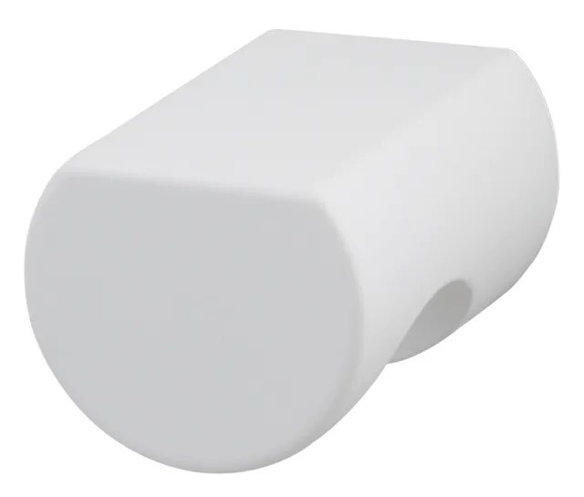 Bouton Pama Ø22 mm Aluminium Blanc - Biemar Bois