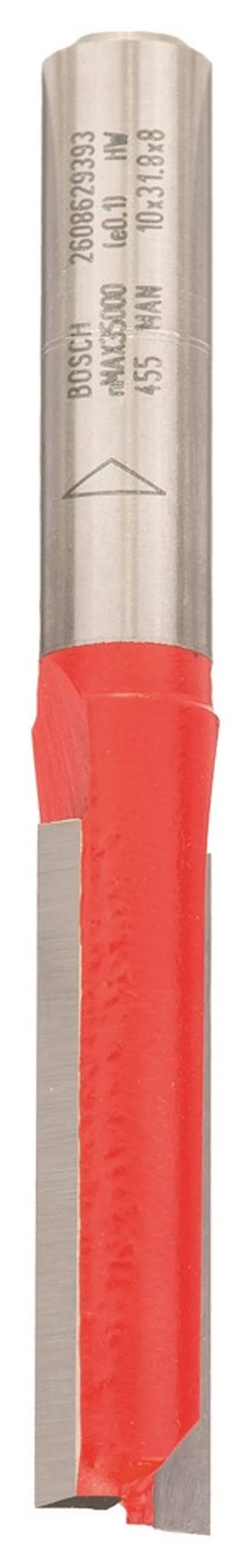 Fraise à rainurer droit 8 mm, D1 10 mm, L 31,8 mm, G 69 mm