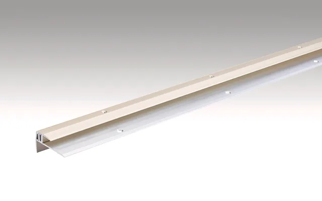 Profilé pour nez de marche Modèle 203 Sable anodisé - Biemar Bois
