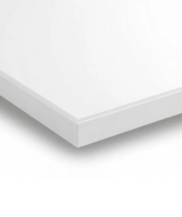 RAUVISIO CRYSTAL PURE Bianco - 1696L - (Blanc mat) sur MDF 2800x1300x19
