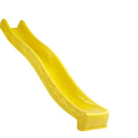Toboggan jaune Biemar Bois - Glisse ludique