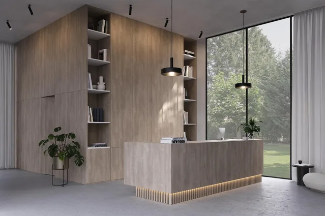 Mélaminé Unilin 18mm 0H868 BST Rila Oak-Design 2 - Biemar Bois-2