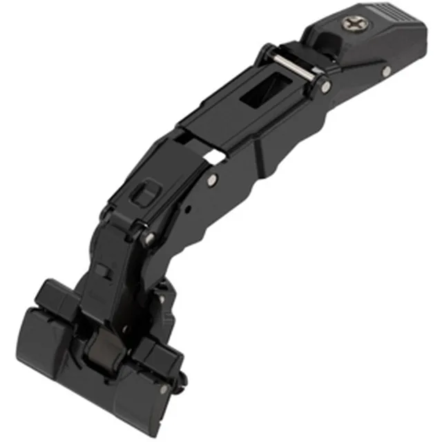 Charnière Clip Top Blumotion 155° non rentrante, boîtier Inserta, finition onyx noir