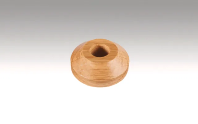 Rosettes pour radiateurs en bois véritable, massif, 15 mm Chêne nature
