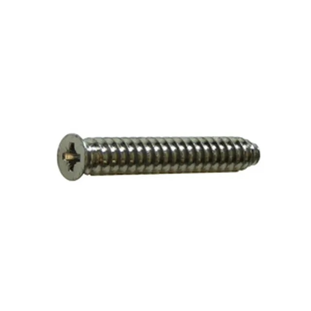 Eurovis 6,3/40mm Pozidrive tête plate nickelé