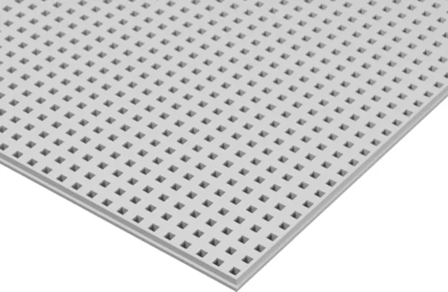 Knauf Cleano Quadrato 8/18Q (Perforation carrée régulière ,voile Noir,bords UFF)