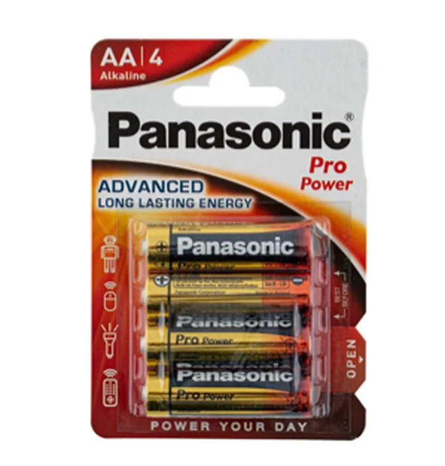 Batterie AA/LR06 Panasonic Alkaline (Packung mit 4 Stück)