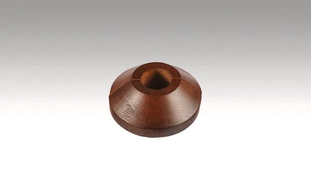 Rosettes en bois massif 15 mm Noyer d'Amérique Biemar Bois