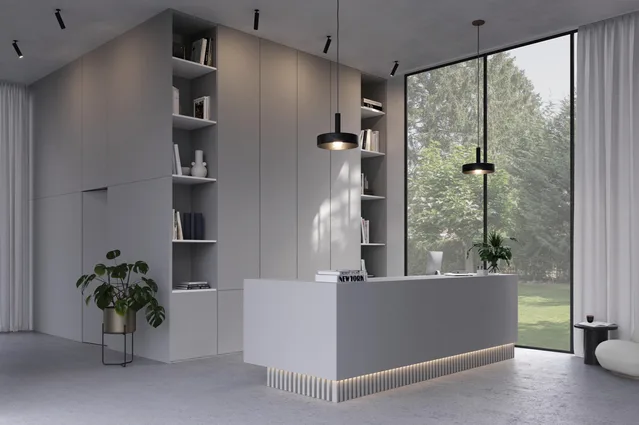 Mélaminé Unilin 18mm Brushed Alu-Design 2 M01 - Biemar Bois-1