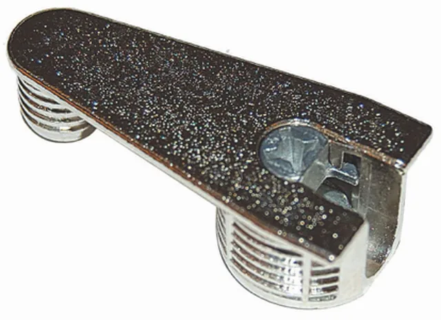 Ferrure d'assemblage AZ 21 zamack nickelé pour panneau épaisseur 18 mm