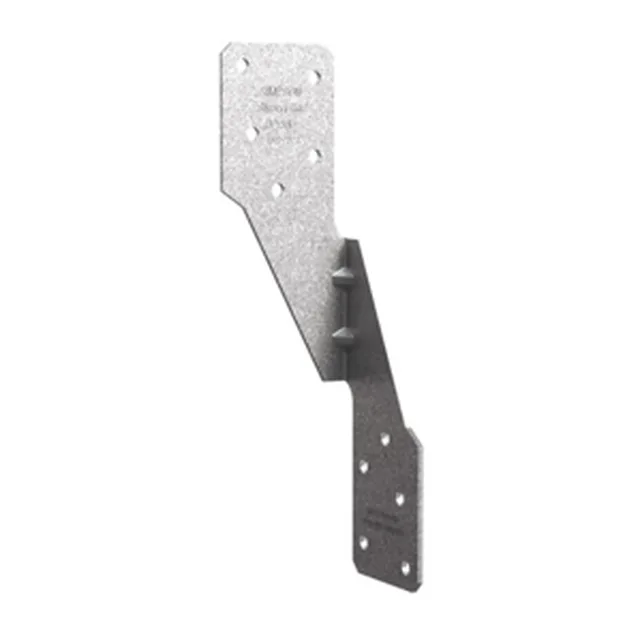 Equerre pour fermettes et chevrons 152x40x1,2 acier galv /pce