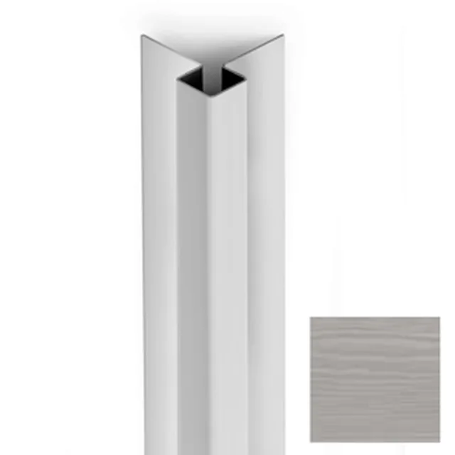 Angle extérieur Sidings click 3m -05 gris