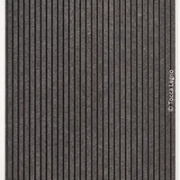Tocca legno - Line Panels Gris foncé PET - détail texture