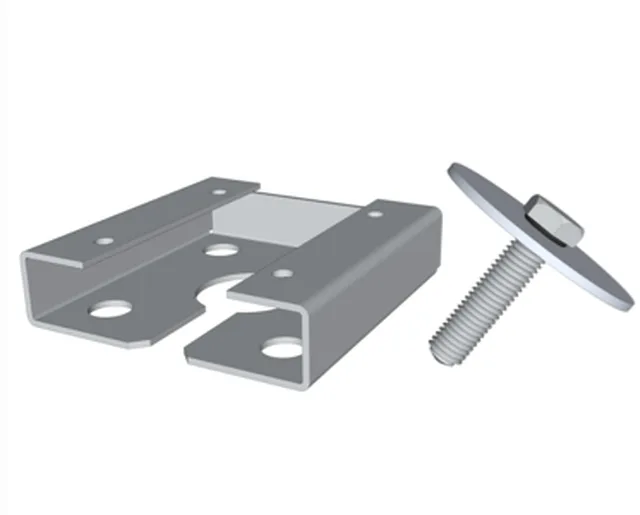 Weasyfix Edelstahlverbinder zur Befestigung von Pfosten ab 140 mm (Schrauben und Unterlegscheiben inklusive)