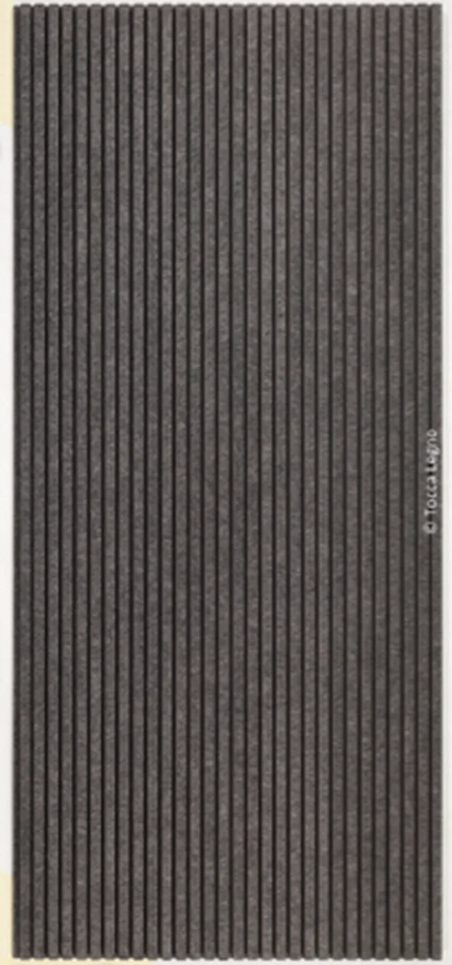 Tocca legno - Line Panels Gris foncé PET - 2700 x 520 x 21 mm