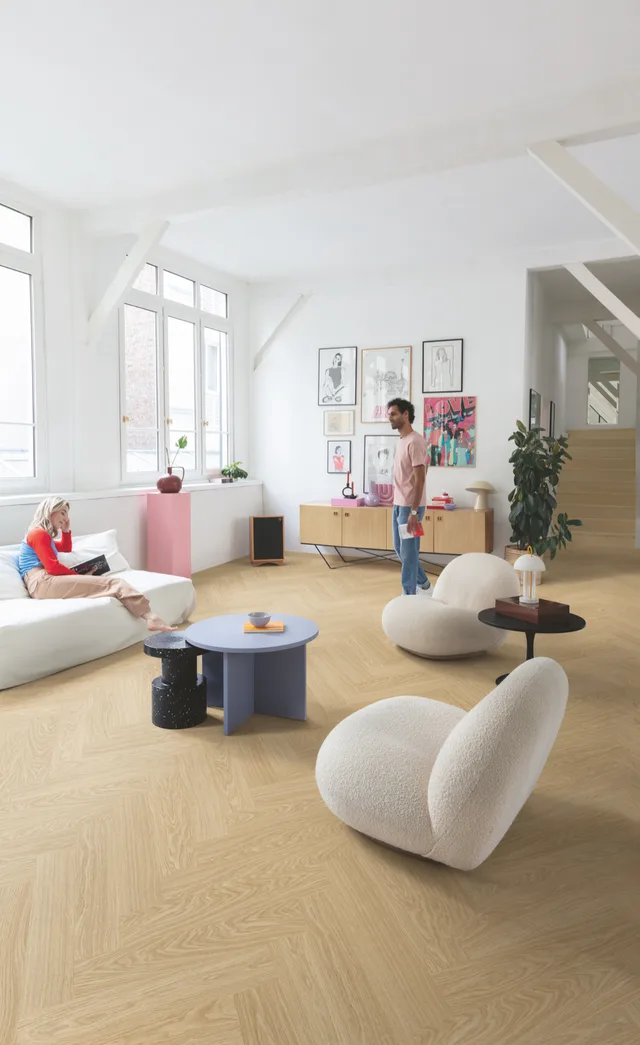 Quick-Step Chêne Rosé Pur 630x126x6 mm avec Sous Couche-7