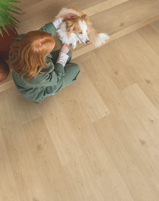 Quick-Step Chêne littoral beige - Sol vinyle 1251x189-2