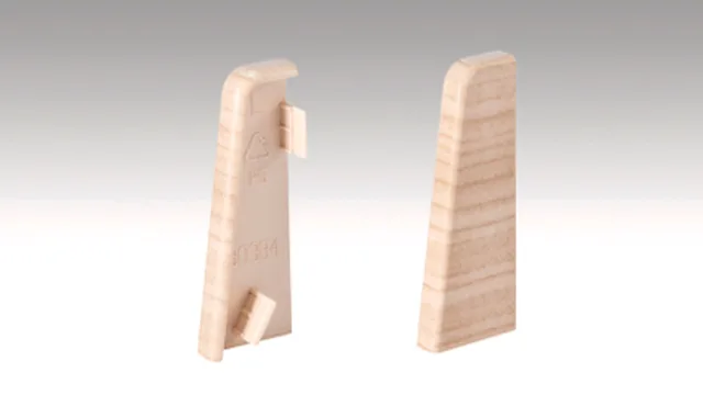 Embout gauche/droit conçu pour les plinthes 3PK Chêne clair 2034
