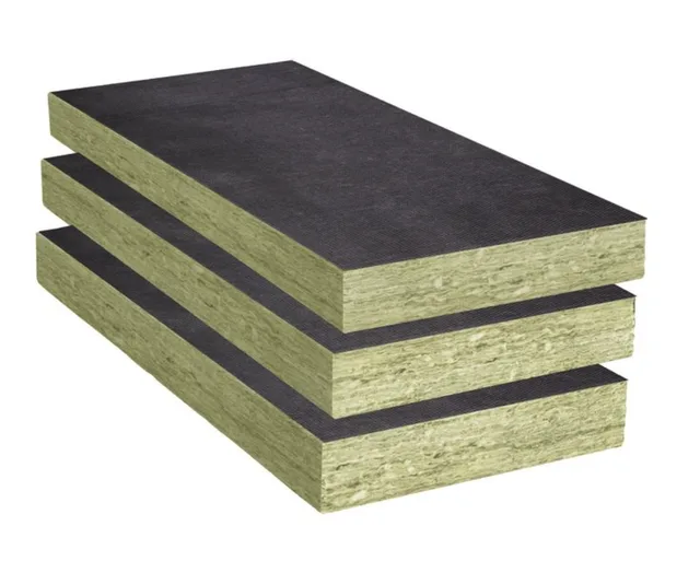 Laine de verre 130mm + voile de verre noir Terra - Biemar Bois