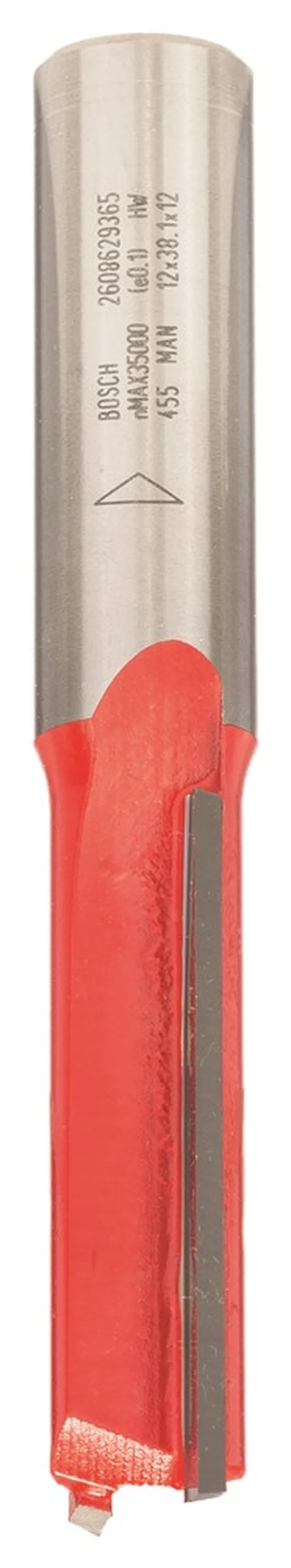 Fraise à rainurer droit 12 mm, D1 12 mm, L 38,1 mm, G 80 mm