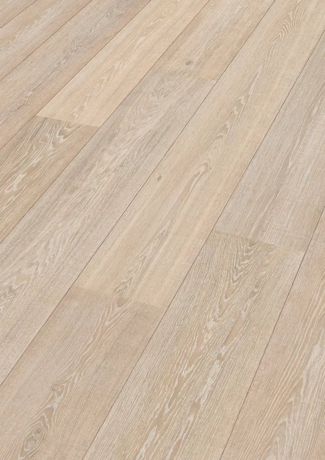 Sol en bois Lindura HD 400 Verni ultra mat Chêne nature blanc coquille 8910-1