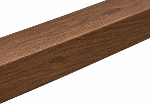 Tocca legno - Profil de finition Walnut - 2700 x 27 x 21 mm