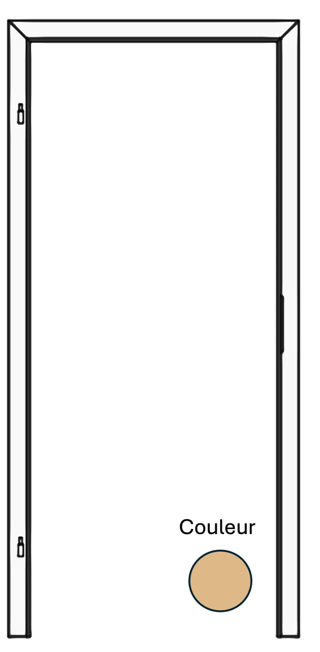 Huisserie CPL Touch Eiche Altholz DQ 750x2030 - Biemar Bois