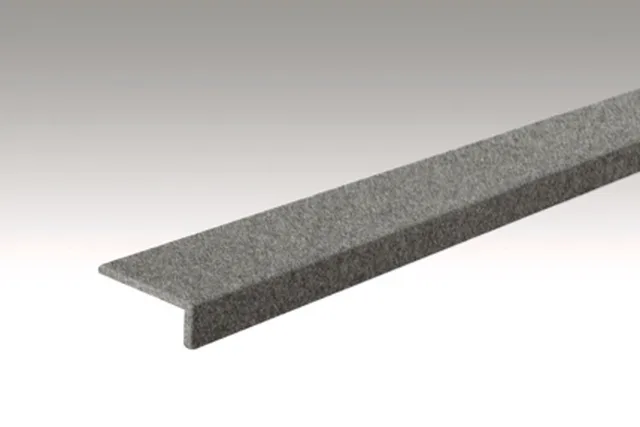 Cimaise d'angle de feutre 22/60 mm, feutre gris basalte 4502 / 2000*60*22mm