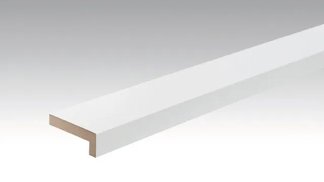 Winkelabschlussleiste 22/60 mm Perle Weiß 20097 -2380*60*22mm