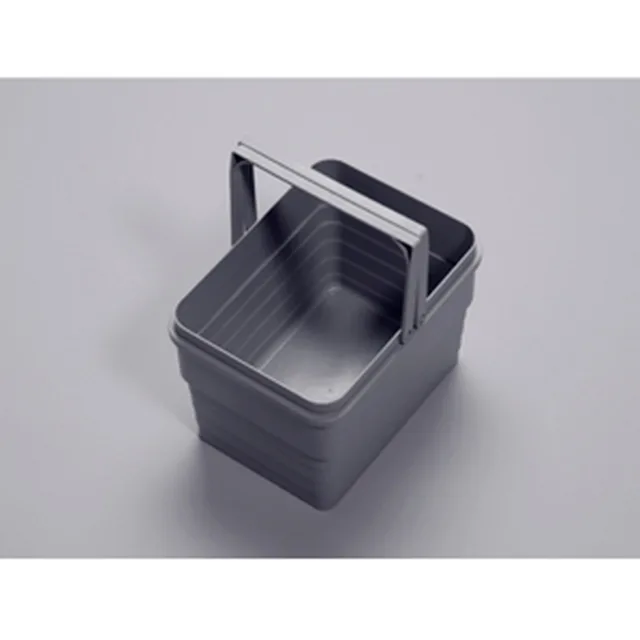 Poubelle 12l gris foncé H: 220mm