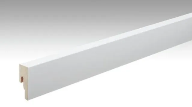 Plinthe Profile 8 PK Blanc DF - Biemar Bois