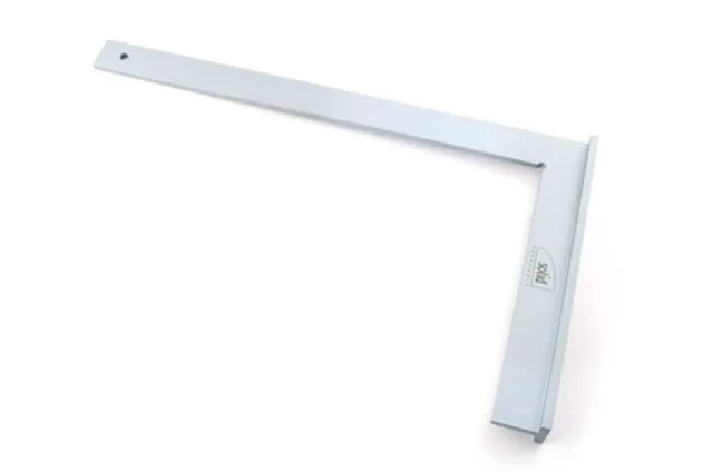 Equerre de maçon avec talon, zinguée, 1000x500 mm