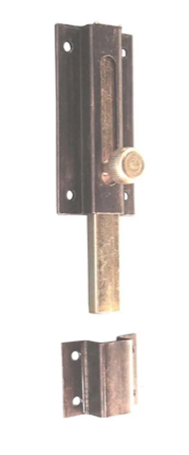 Verrou de porte, pêne allongée 40 x 120 mm