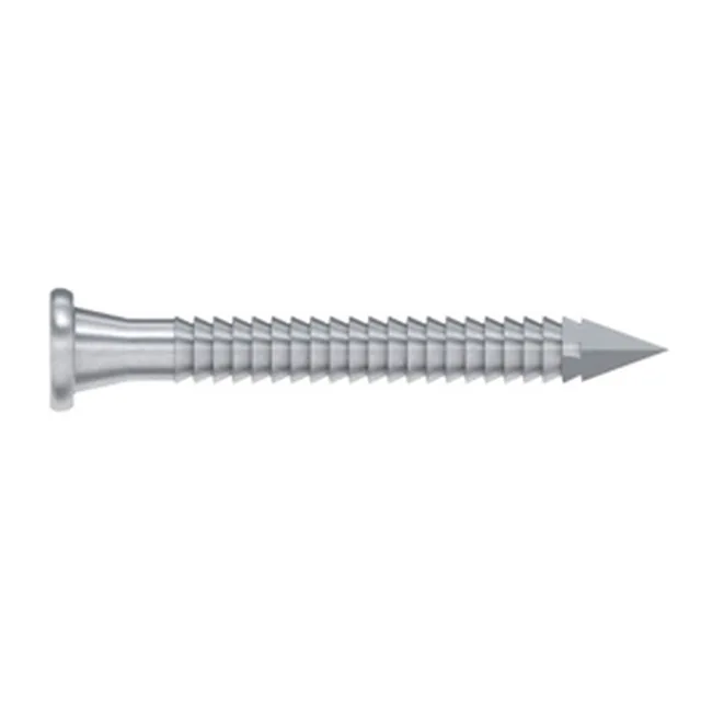 Pointes crantées 4,0x35 acier galvanisé (Env de 1500 pces)