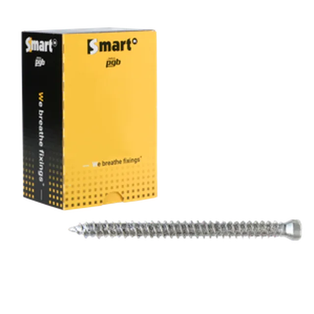 SMART Vis chassis 7,5x152,sans tête, T30, zingué (emb : 100pces)