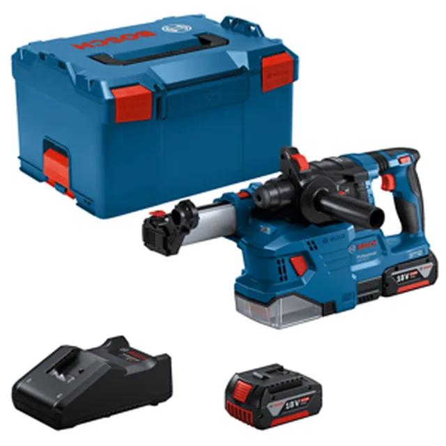 Marteau-perforateur sans fil GBH 18V-22 (2x GBA 18V 4,0 Ah, chargeur GAL 18V-40, GDE 18V-12)