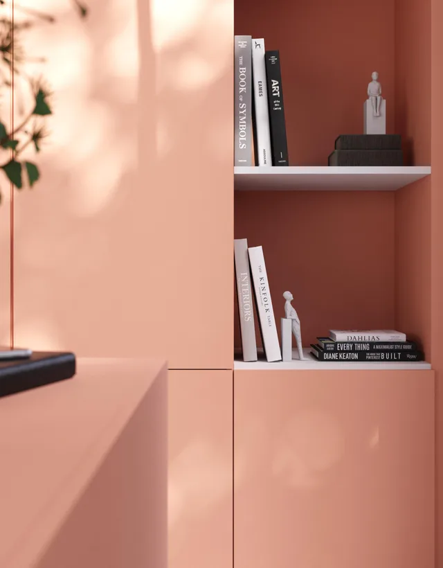 Mélaminé Unilin 18mm Dusty coral - Biemar Bois-3