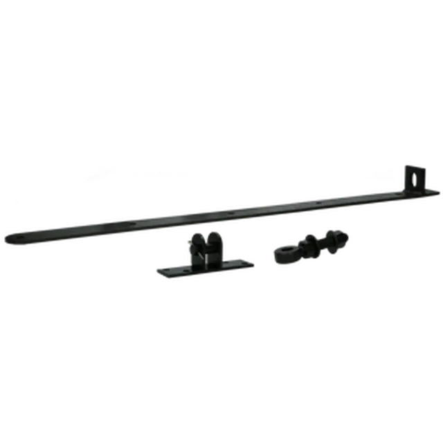 Penture réglable 40x700 mm noire