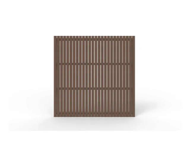 Clôture KONTINU en pin brun autoclavé "tanwood" 1760x1760 - Ref 106787