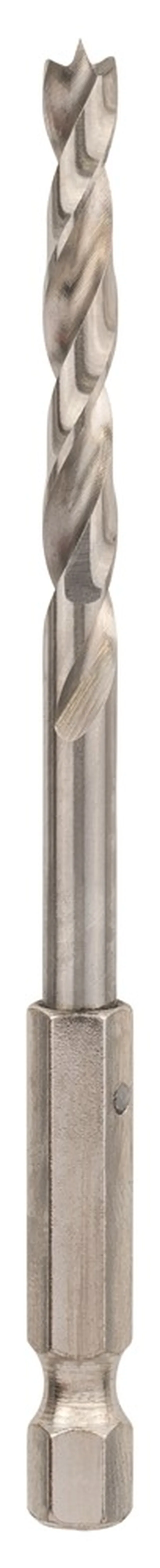 Mèche à bois hélicoïdale PRO Wood, queue six pans 1/4 5 x 52 x 99 mm