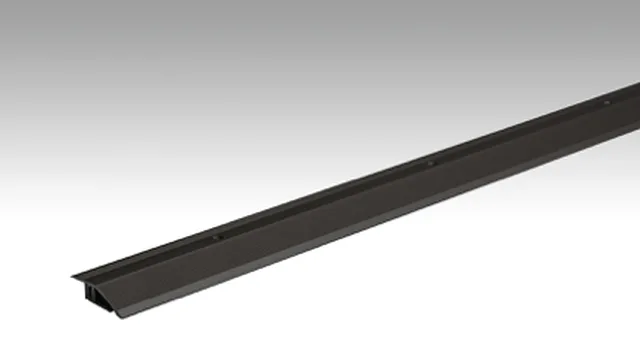 Profilé d'egalisation Modèle 200 Noir anodisé / 1000mm