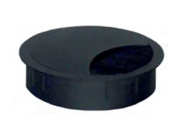 Passe-câble Zamak Noir 80mm - Biemar Bois