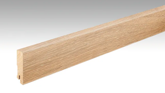 Plinthe Chêne Crème Cérusé 15 F MK - 2380x60x16 mm - Biemar Bois-1