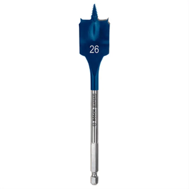 EXPERT Mèche plate Self Cut Speed, six pans 26 x 152 mm