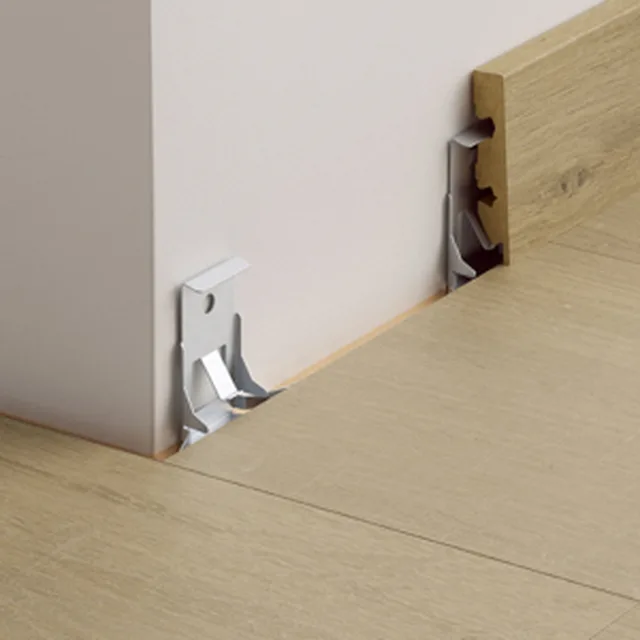 Quick-Step Clips QSCLIPSKRME7080 : Clips pour plinthes standard et sol en 7 et 8 mm 50pces