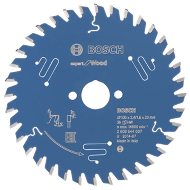 Lame de scie circulaire Expert for Wood 130x20x2,4mm / 36D